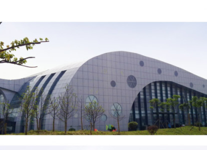 台湾会议中心外景网架工程